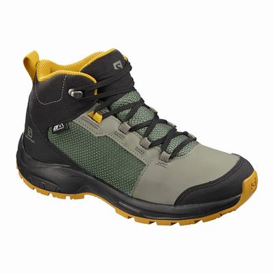 Salomon OUTWARD CLIMASALOMON™ WATERPROOF - Lasten Vaelluskengät - Harmaat/Mustat